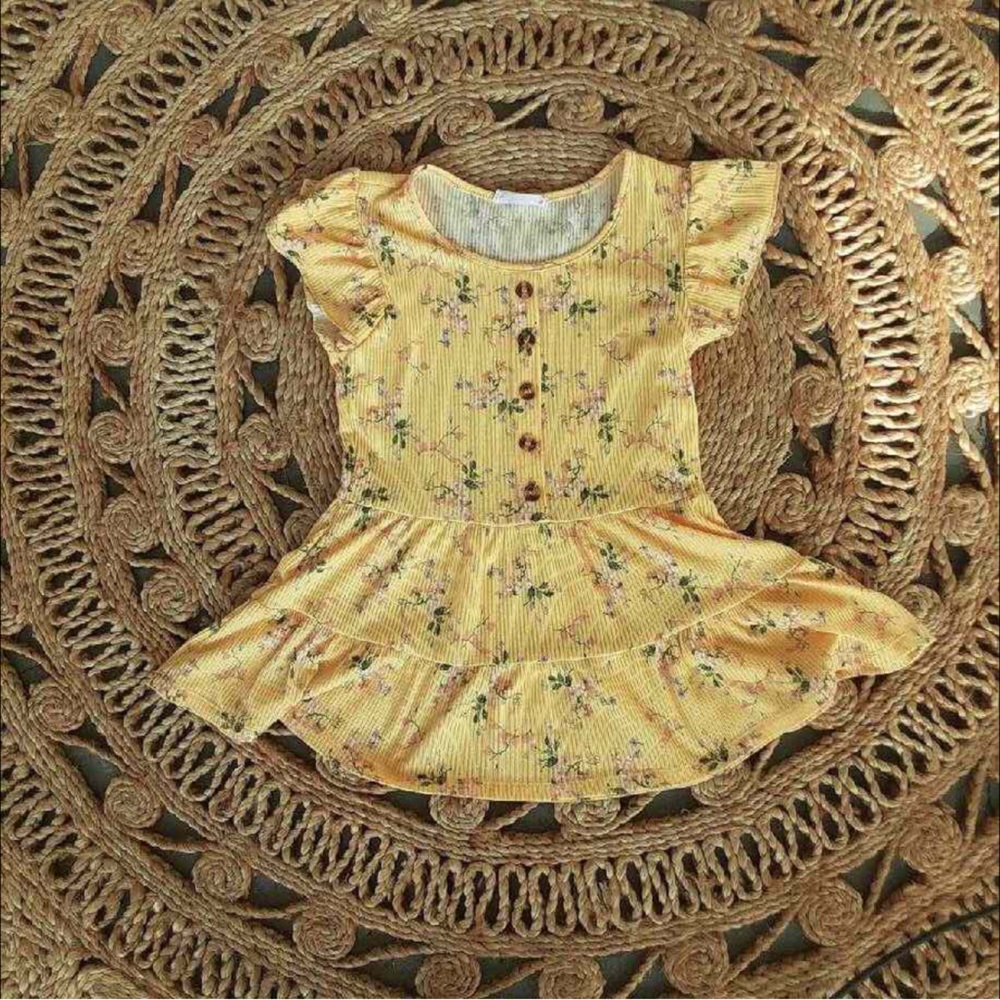 Beatees Cute floral yellow blouse